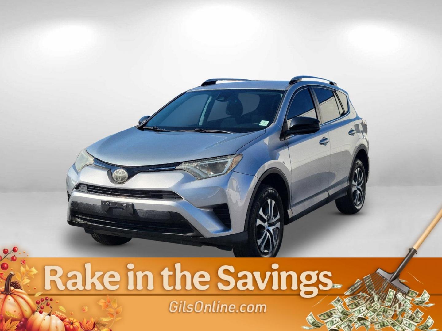 2017 Silver Toyota RAV4 LE (2T3ZFREV6HW) with an Regular Unleaded I-4 2.5 L/152 engine, 6-Speed Automatic w/OD transmission, located at 804 22nd Ave, Phenix City, AL, 36870, (334) 297-1860, 32.484749, -85.024475 - 2017 Toyota RAV4 LE - Photo#0