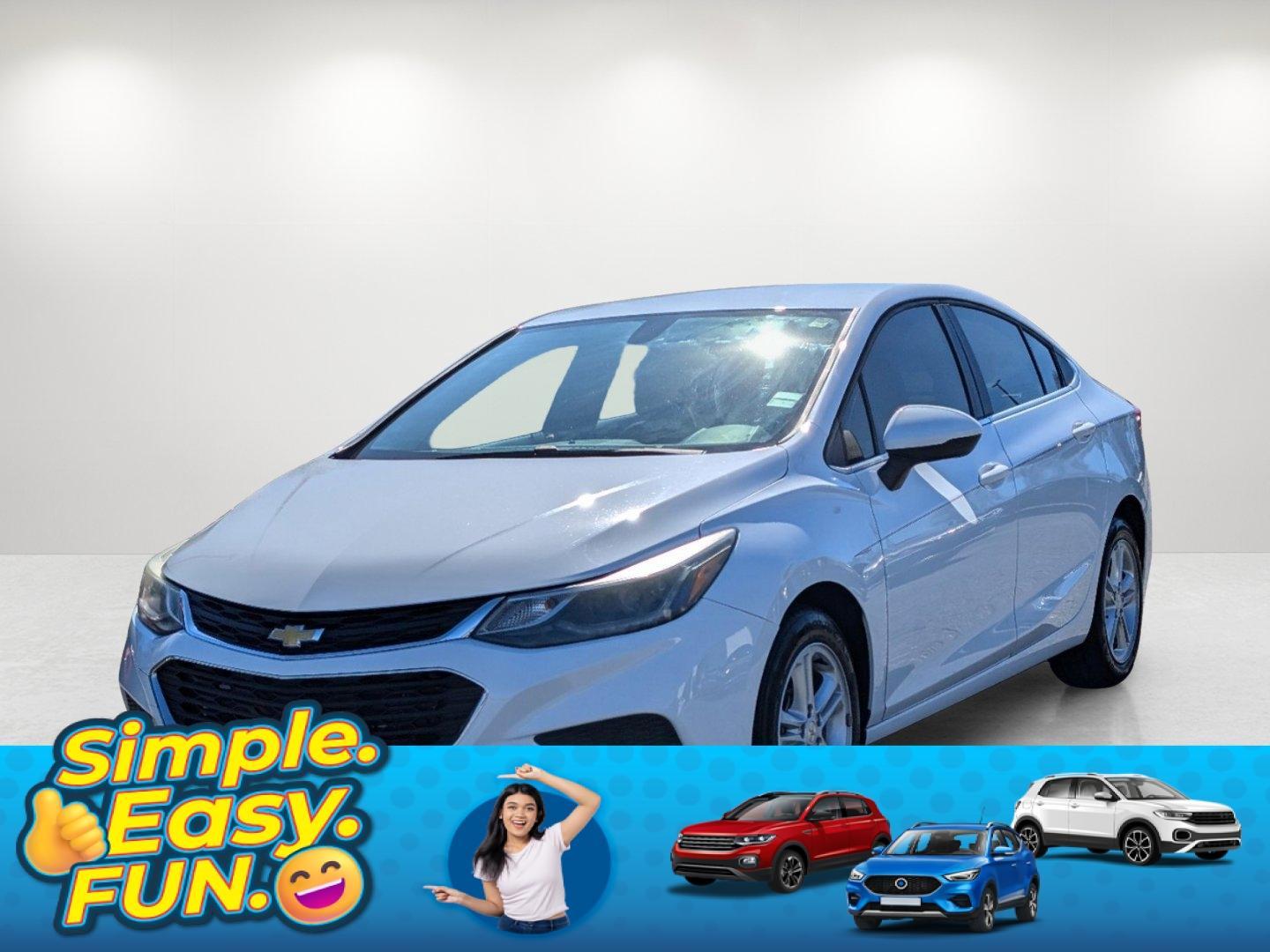2018 /Jet Black Chevrolet Cruze LT (1G1BE5SM2J7) with an Turbocharged Gas I4 1.4L/ engine, 6-Speed Automatic transmission, located at 804 22nd Ave, Phenix City, AL, 36870, (334) 297-1860, 32.484749, -85.024475 - 2018 Chevrolet Cruze LT - Photo#0