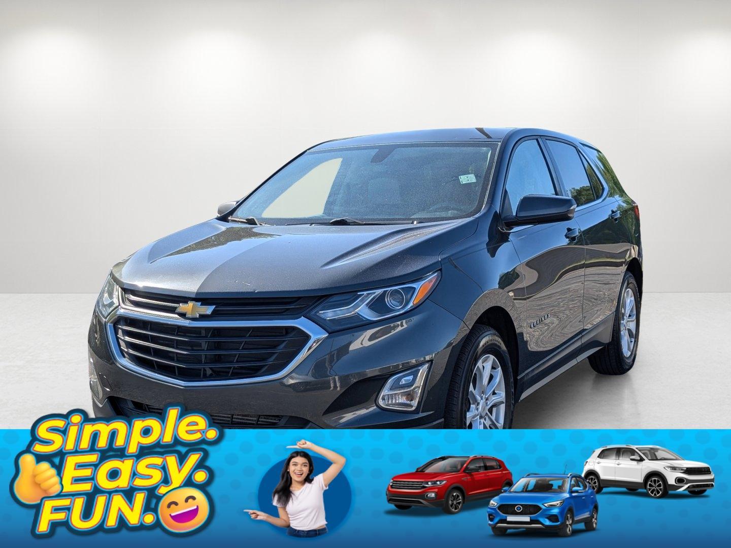 2018 /Medium Ash Gray Chevrolet Equinox LT (2GNAXJEV7J6) with an Turbocharged Gas I4 1.5L/ engine, 6-Speed Automatic transmission, located at 521 Old Farm Lane Rd, Prattville, AL, 36066, (334) 325-1505, 32.482460, -86.416367 - 2018 Chevrolet Equinox LT - Photo#0