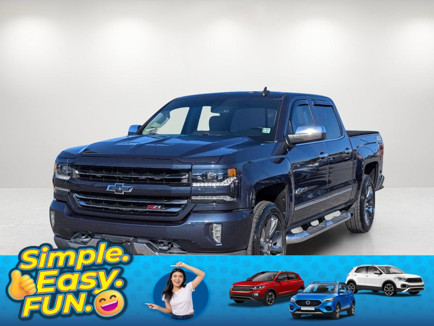 2018 /Jet Black Chevrolet Silverado 1500 LTZ (3GCUKSEC3JG) with an Gas V8 5.3L/325 engine, 8-Speed Automatic transmission, located at 5115 14th Ave., Columbus, GA, 31904, (706) 323-0345, 32.511494, -84.971046 - 2018 Chevrolet Silverado 1500 LTZ - Photo#0