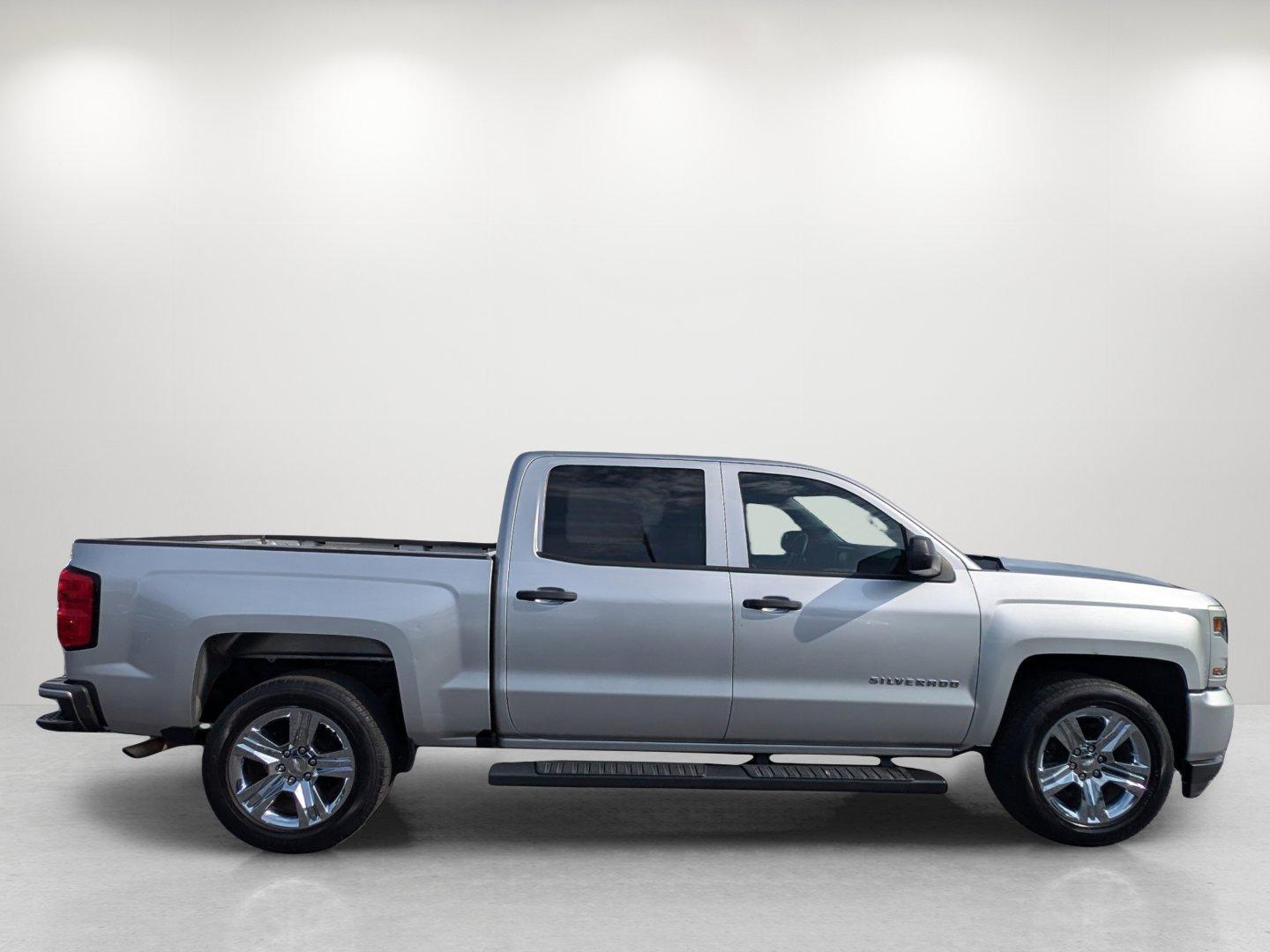 2018 /Dark Ash with Jet Black Interior Accents Chevrolet Silverado 1500 Custom (3GCPCPEC8JG) with an Gas V8 5.3L/325 engine, 6-Speed Automatic transmission, located at 3959 U.S. 80 W, Phenix City, AL, 36870, (334) 297-4885, 32.469296, -85.135185 - 2018 Chevrolet Silverado 1500 Custom - Photo#3