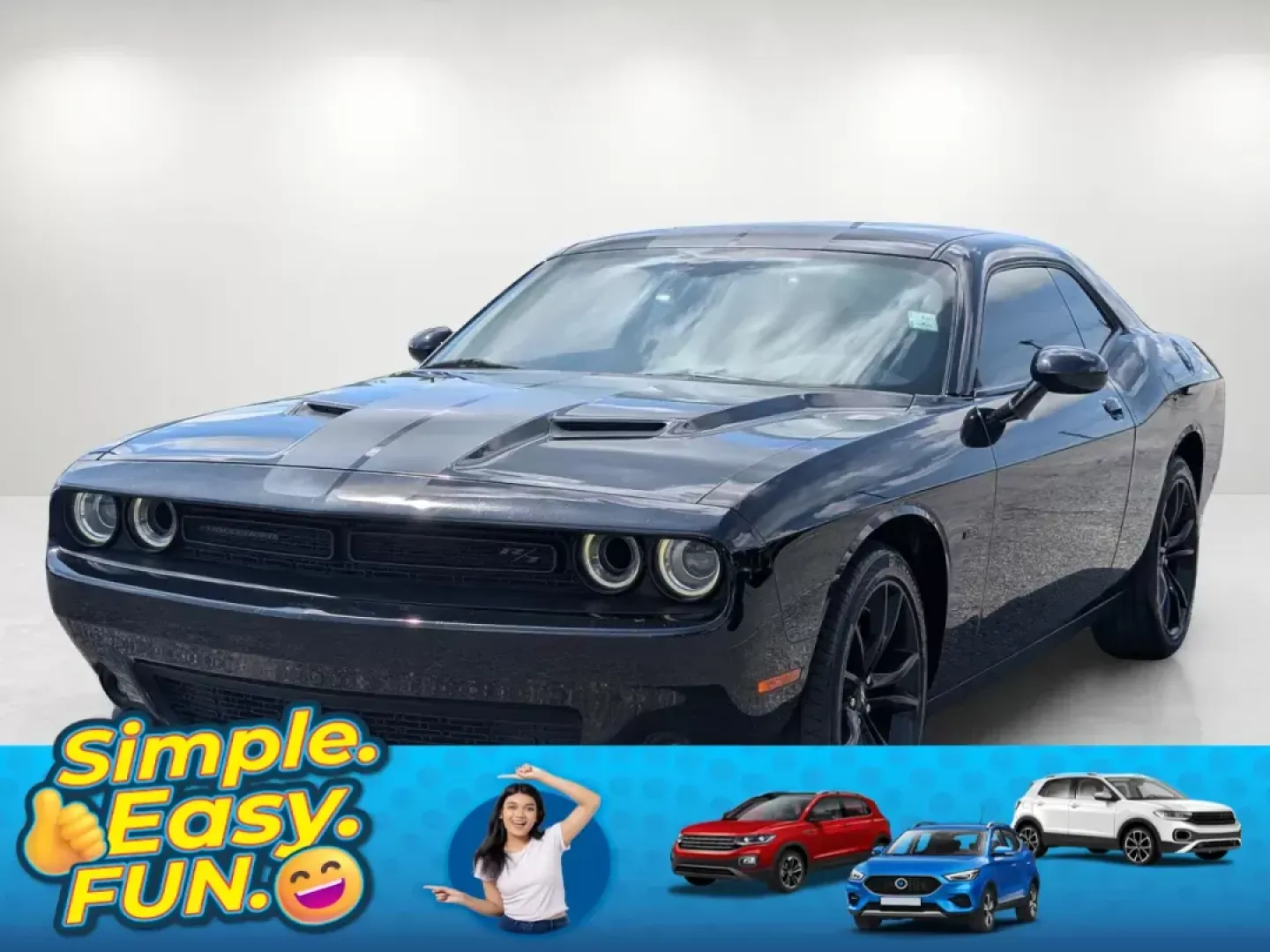 2018 /Black Dodge Challenger R/T (2C3CDZBT4JH) with an Regular Unleaded V-8 5.7 L/345 engine, 8-Speed Automatic w/OD transmission, located at 3959 U.S. 80 W, Phenix City, AL, 36870, (334) 297-4885, 32.469296, -85.135185 - 2018 Dodge Challenger R/T - Photo#0