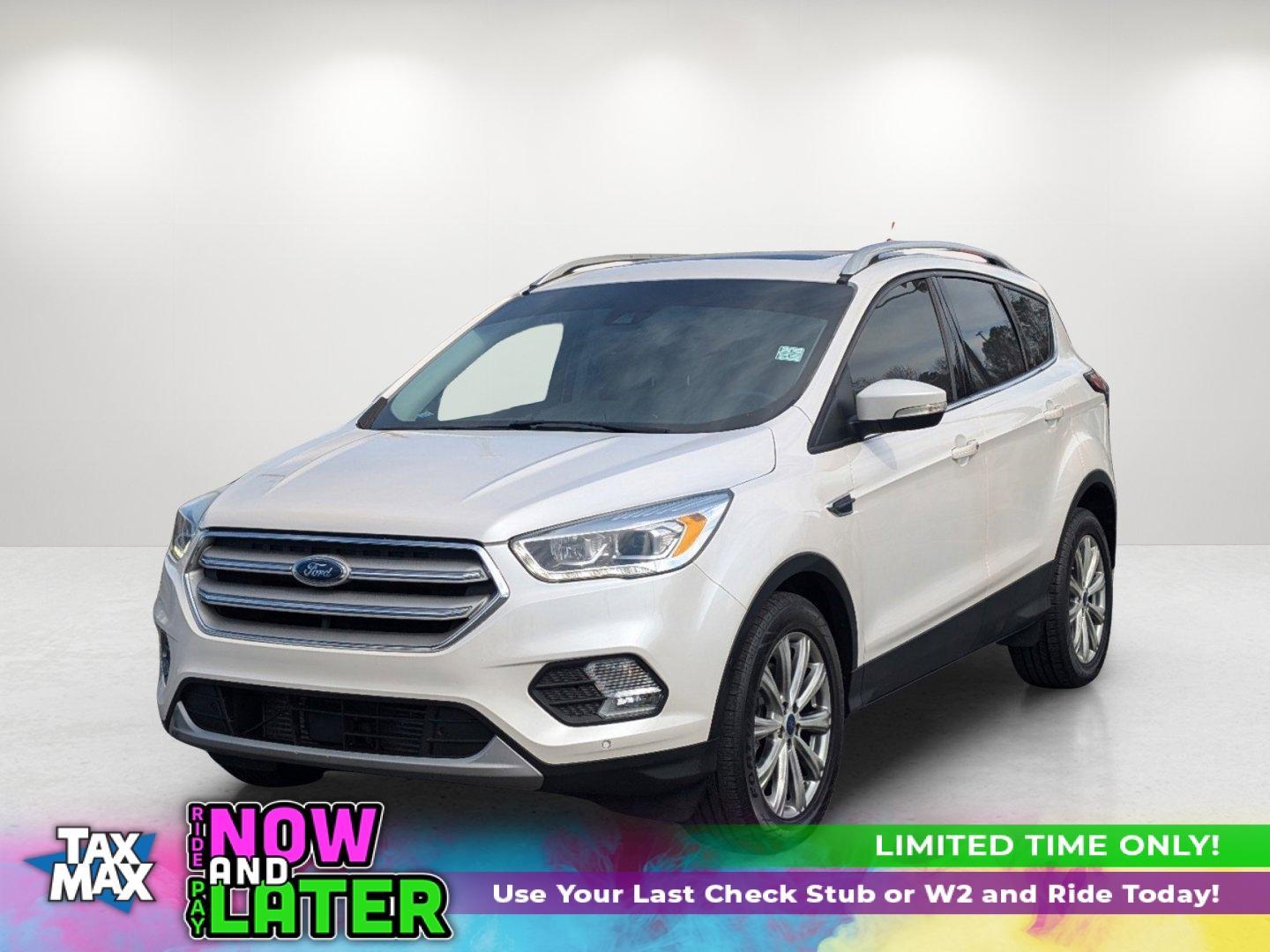 2018 Ford Escape Titanium (1FMCU0J9XJU) with an Intercooled Turbo Premium Unleaded I-4 2.0 L/121 engine, 6-Speed Automatic w/OD transmission, located at 3959 U.S. 80 W, Phenix City, AL, 36870, (334) 297-4885, 32.469296, -85.135185 - 2018 Ford Escape Titanium - Photo#0