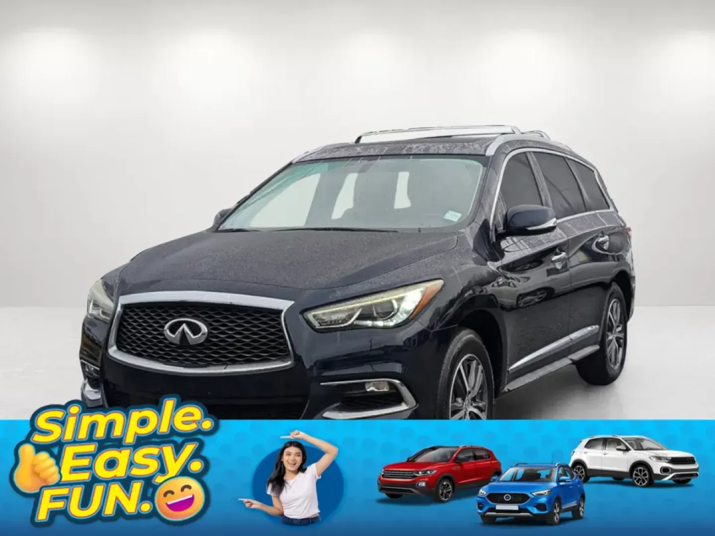 2018 /Graphite Infiniti QX60 (5N1DL0MMXJC) with an Premium Unleaded V-6 3.5 L/213 engine, 1-Speed CVT w/OD transmission, located at 521 Old Farm Lane Rd, Prattville, AL, 36066, (334) 325-1505, 32.482460, -86.416367 - 2018 Infiniti QX60 - Photo#0