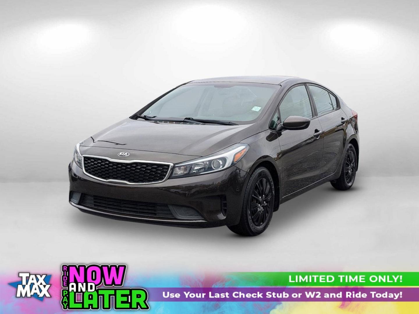 2018 /Black Kia Forte LX (3KPFL4A73JE) with an Regular Unleaded I-4 2.0 L/122 engine, 6-Speed Automatic w/OD transmission, located at 3959 U.S. 80 W, Phenix City, AL, 36870, (334) 297-4885, 32.469296, -85.135185 - 2018 Kia Forte LX - Photo#0