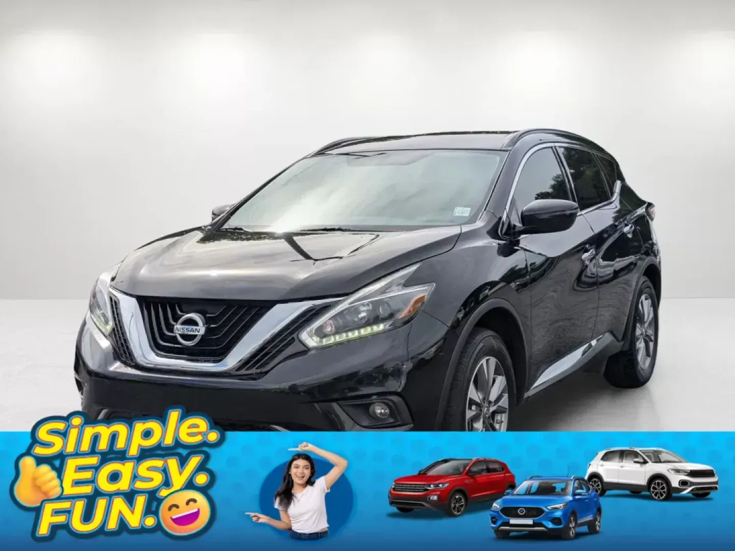 2018 /Graphite Nissan Murano SV (5N1AZ2MG9JN) with an Regular Unleaded V-6 3.5 L/213 engine, 1-Speed CVT w/OD transmission, located at 1430 Gateway Drive, Opelika, AL, 36801, (334) 239-0944, 32.637871, -85.409790 - 2018 Nissan Murano SV - Photo#0