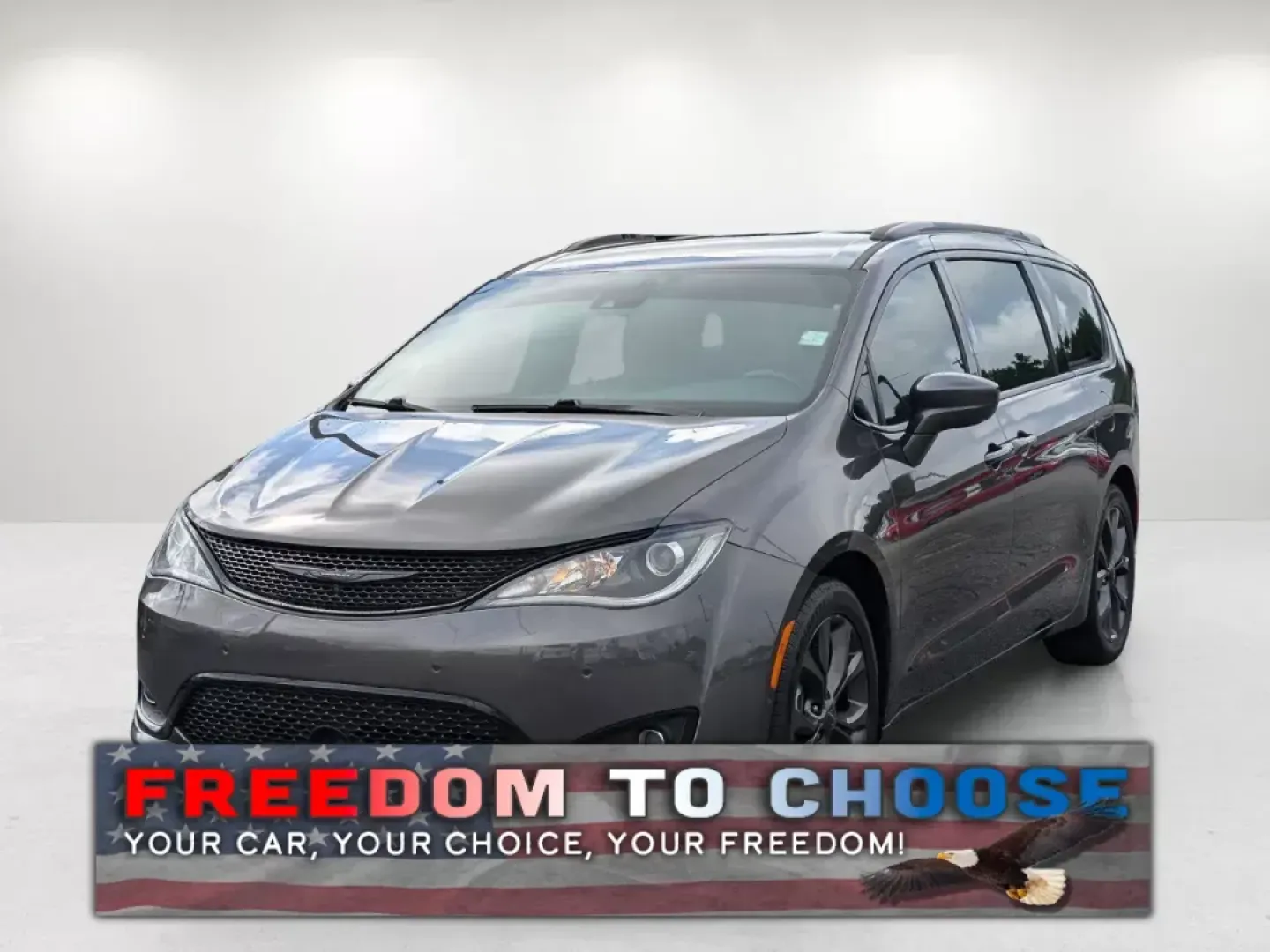 2019 /Black/Black/Black Chrysler Pacifica Touring Plus (2C4RC1FG7KR) with an Regular Unleaded V-6 3.6 L/220 engine, 9-Speed Automatic w/OD transmission, located at 3959 U.S. 80 W, Phenix City, AL, 36870, (334) 297-4885, 32.469296, -85.135185 - **Drive Your Family Adventures in Style with the 2019 Chrysler Pacifica Touring Plus!**<br /> <br /> Are you looking for the ultimate family vehicle that combines style, comfort, and cutting-edge technology? Look no further than this stunning 2019 Chrysler Pacifica Touring Plus, now available at Gil - Photo#0
