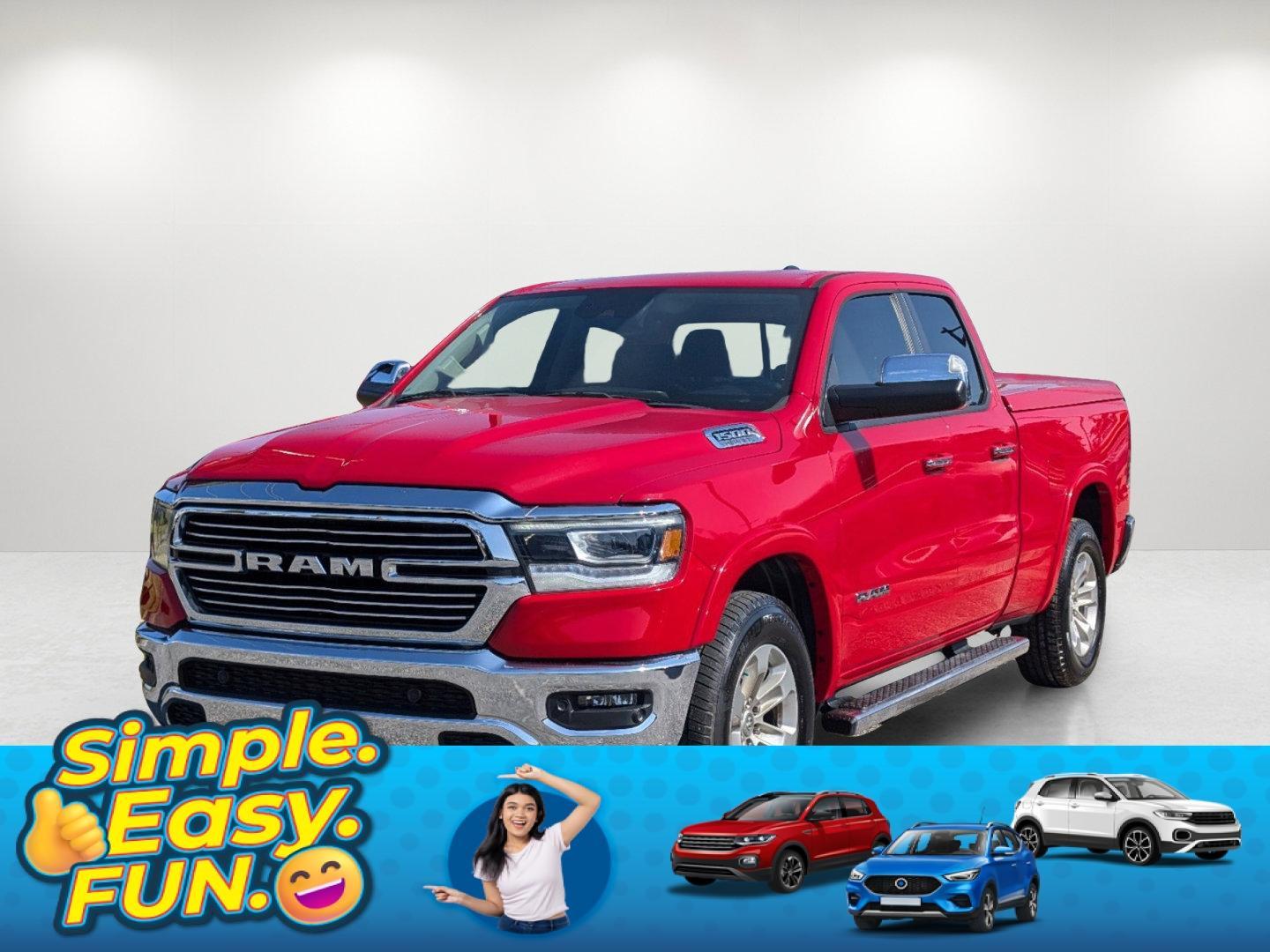 2019 /Black Ram 1500 Laramie (1C6RREDT3KN) with an Regular Unleaded V-8 5.7 L/345 engine, 8-Speed Automatic w/OD transmission, located at 804 22nd Ave, Phenix City, AL, 36870, (334) 297-1860, 32.484749, -85.024475 - 2019 Ram 1500 Laramie - Photo#0