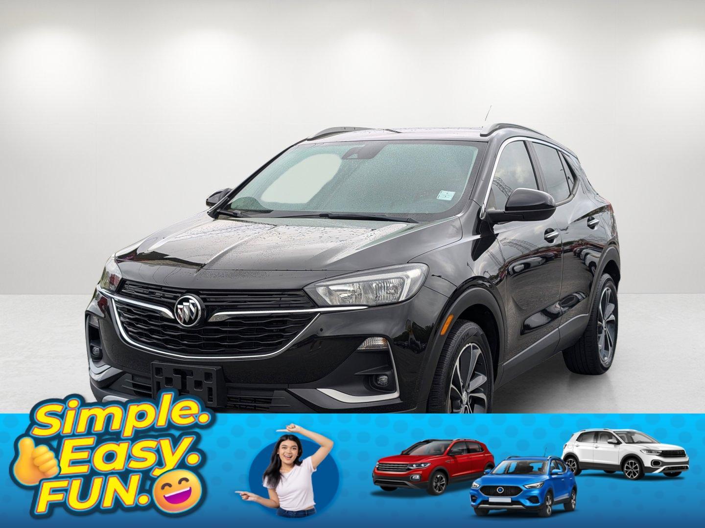 2020 /Ebony with Ebony interior accents Buick Encore GX Select (KL4MMDSL1LB) with an Turbocharged 1.3/ engine, 1-Speed Continuously Variable Ratio transmission, located at 3959 U.S. 80 W, Phenix City, AL, 36870, (334) 297-4885, 32.469296, -85.135185 - 2020 Buick Encore GX Select - Photo#0