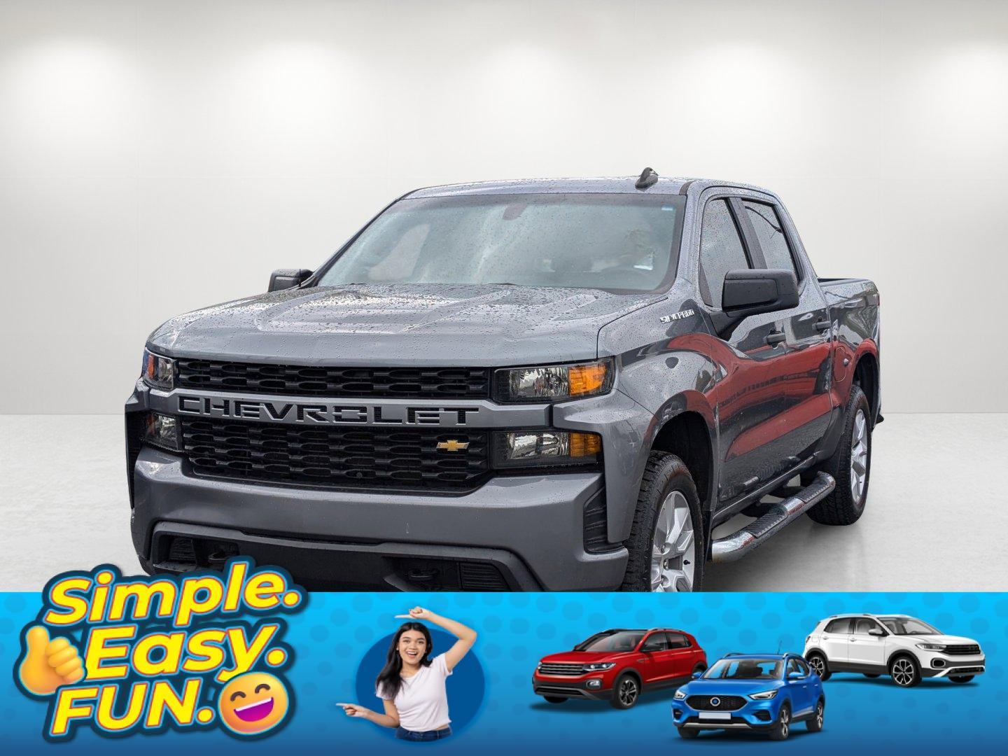2020 /Jet Black Chevrolet Silverado 1500 Custom (3GCUYBEF5LG) with an Gas V8 5.3L/325 engine, 8-Speed Automatic transmission, located at 7000 Northlake Connector, Columbus, GA, 31904, (706) 987-8085, 32.524975, -84.978134 - 2020 Chevrolet Silverado 1500 Custom - Photo#0