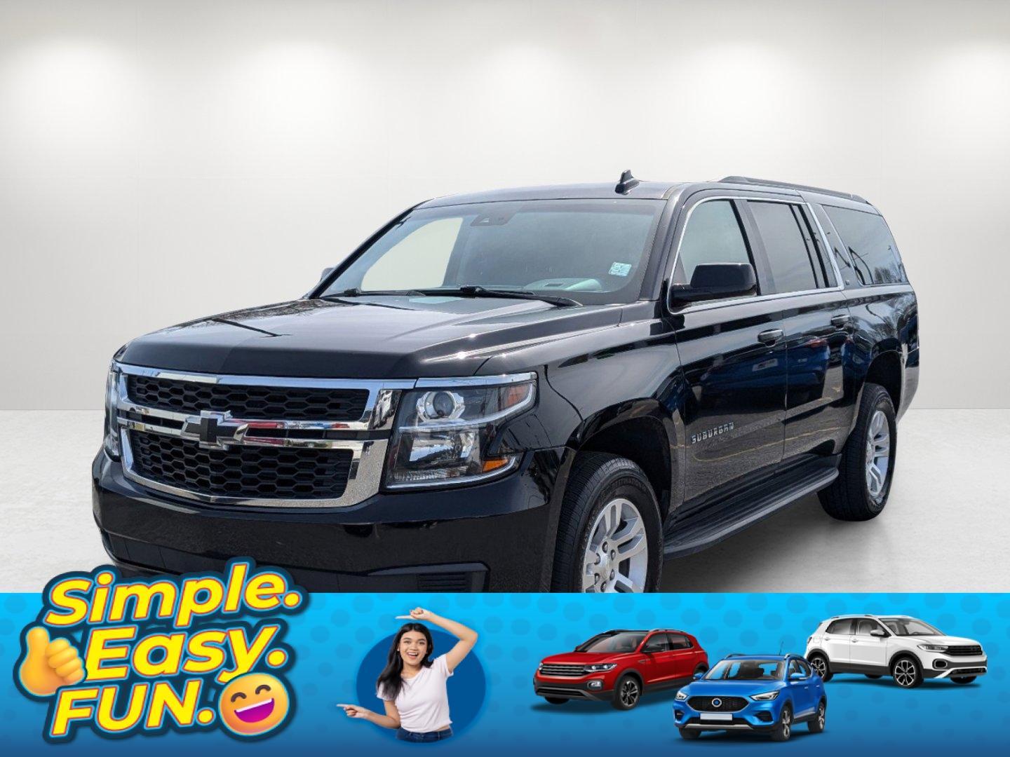 2020 /Jet Black/Dark Ash Chevrolet Suburban LT (1GNSCHKC7LR) with an Gas/Ethanol V8 5.3L/ engine, 6-Speed Automatic transmission, located at 5115 14th Ave., Columbus, GA, 31904, (706) 323-0345, 32.511494, -84.971046 - 2020 Chevrolet Suburban LT - Photo#0