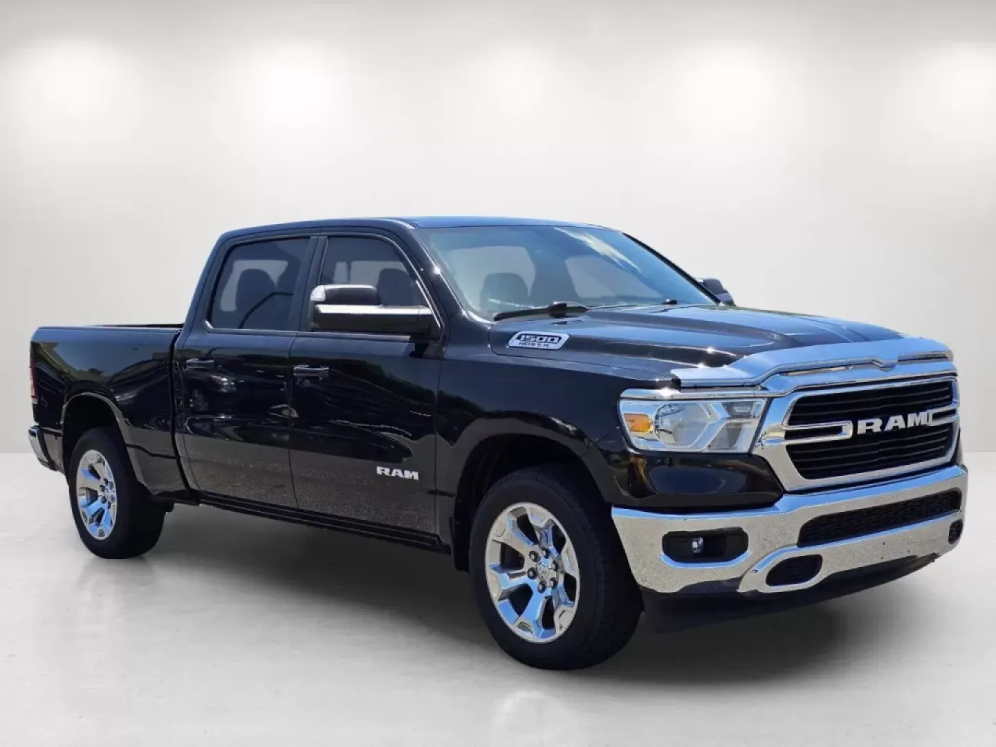 2021 /Black Ram 1500 Big Horn (1C6SRFMT4MN) with an Other engine, located at 7000 Northlake Connector, Columbus, GA, 31904, (706) 987-8085, 32.524975, -84.978134 - **The Ultimate Adventure Awaits You: 2021 Ram 1500 Big Horn Crew Cab Pickup at Gils Auto - Prattville!**<br /> <br /> If you're in the market for a rugged pickup that seamlessly blends comfort and performance, look no further than this stunning 2021 Ram 1500 Big Horn Crew Cab! This truck is not just - Photo#2