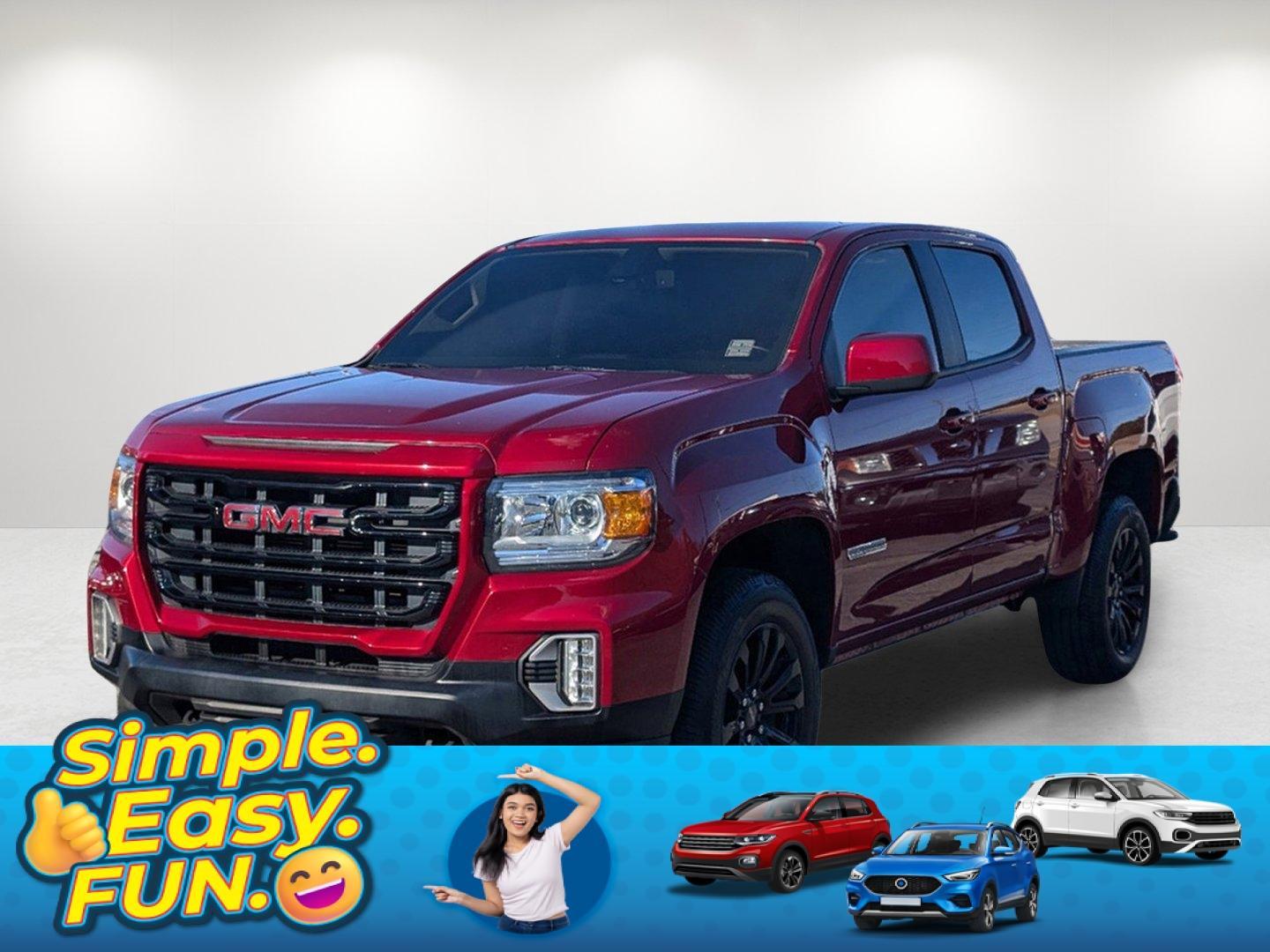 2022 /Jet Black GMC Canyon 2WD Elevation (1GTG5CEAXN1) with an Gas I4 2.5L/150 engine, 8-Speed Automatic transmission, located at 1430 Gateway Drive, Opelika, AL, 36801, (334) 239-0944, 32.637871, -85.409790 - 2022 GMC Canyon 2WD Elevation - Photo#0